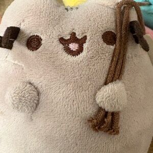 Gund Plush Cat Kids Bag - Cream and Brown